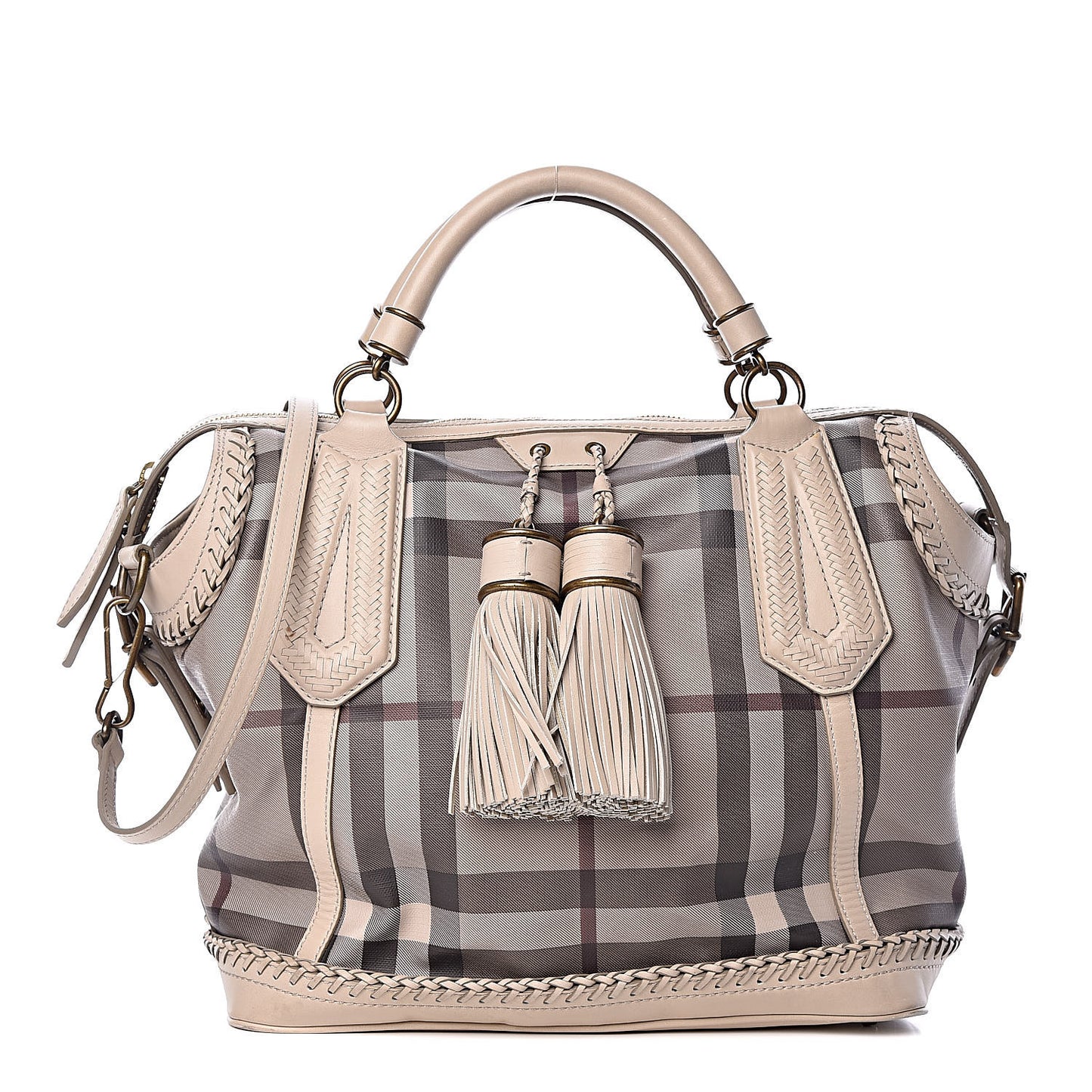 Smoked Check Medium Ellers Tote Trench