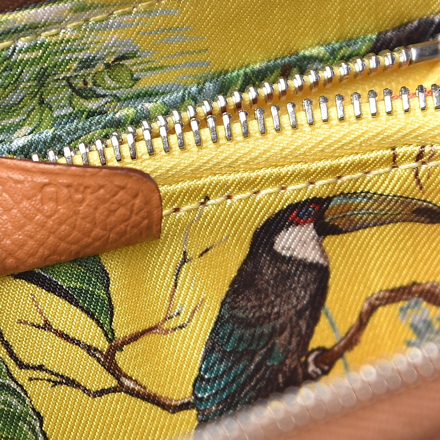 Hermes Epsom Silk'in Compact Wallet Gold Jaune De Naples 7 of 9