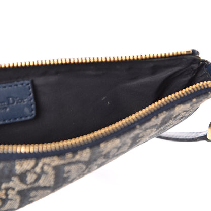 Christian Dior Monogram Mini Saddle Pochette Navy 8 of 13