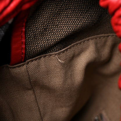 Burberry Grainy Calfskin Medium Ashby Hobo Cadmium Red 13 of 20