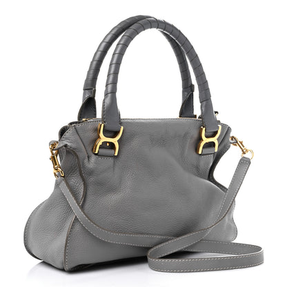 Chloe Calfskin Medium Marcie Satchel Cashmere Grey 3 of 13