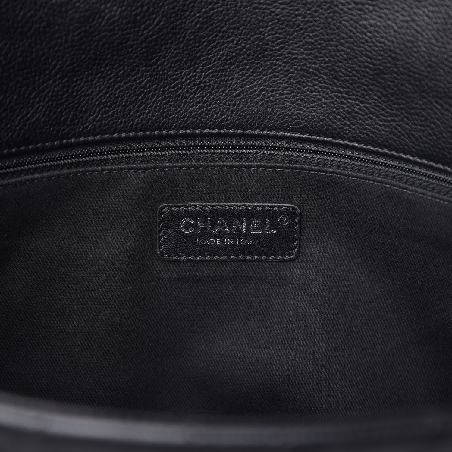 Chanel Grained Calfskin Stitched Large Braided With Style Flap Black 6 of 11
