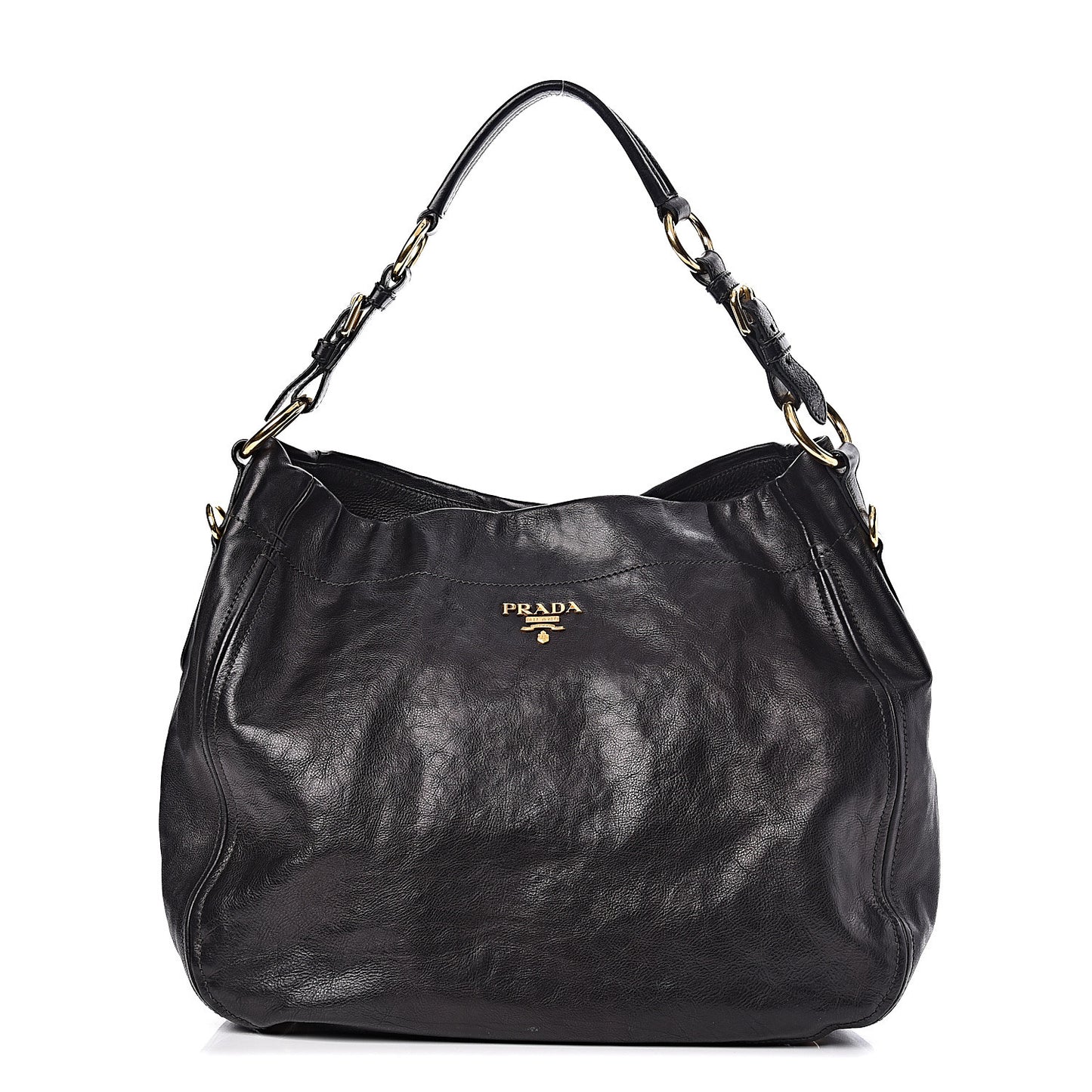 Glace Calf Hobo Black