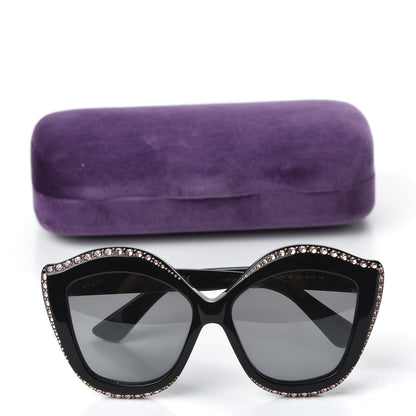 Gucci Crystal Cat Eye GG0118S Sunglasses Black 8 of 8