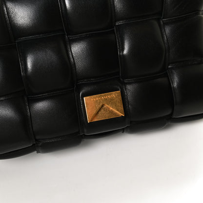 Bottega Veneta Lambskin Maxi Intreccio Padded Chain Cassette Crossbody Bag Black 12 of 12