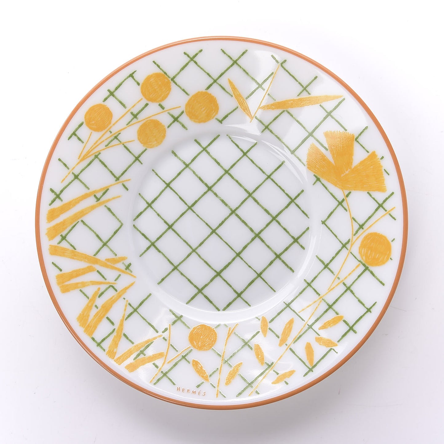 Porcelain A Walk In The Garden Tea Cup And Saucer Set Of 2