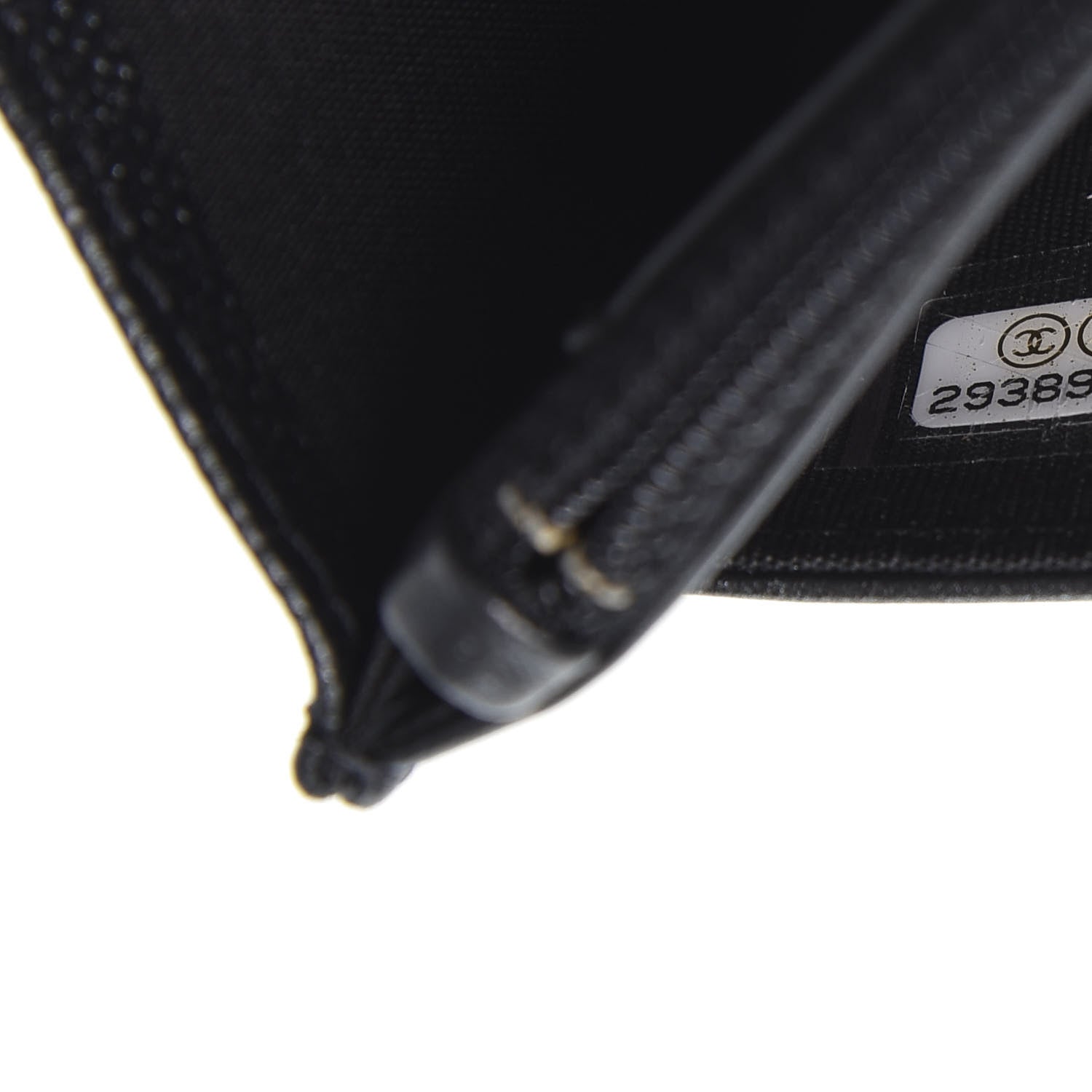Chanel Caviar Chevron Quilted Vintage Mademoiselle Wallet On Chain WOC Charcoal 8 of 10