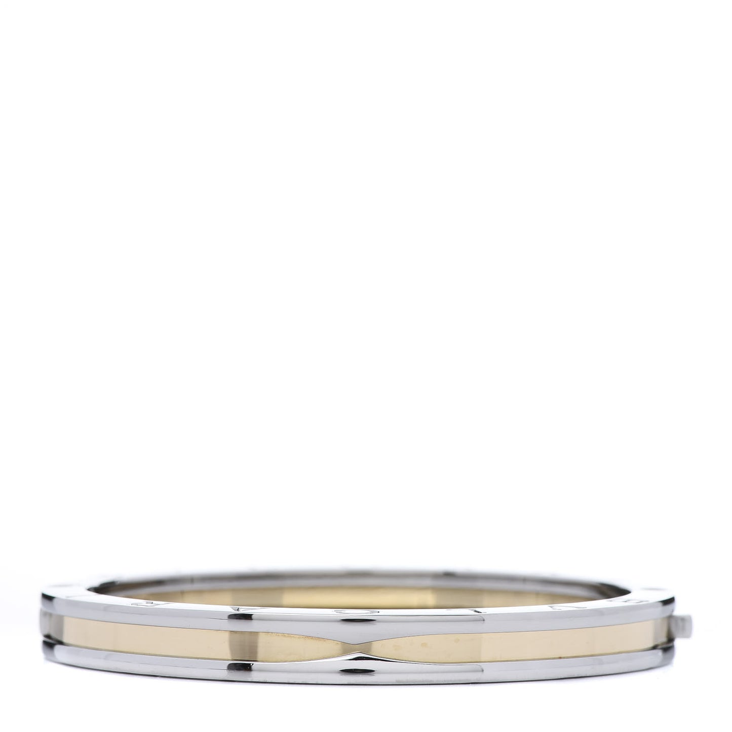 18K Yellow Gold Stainless Steel B.Zero1 Bangle Bracelet