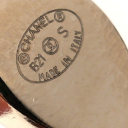 Chanel Lambskin CC Turnlock Drop Earrings Gold Black 4 of 4