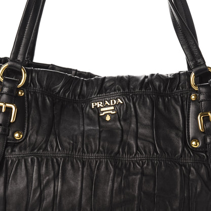 Prada Nappa Gaufre Antik Tote Black 11 of 11