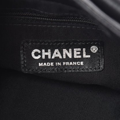 Chanel Shiny Lambskin Quilted Mini Trianon Messenger Flap Black 8 of 11