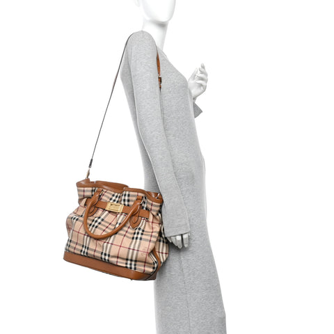 Haymarket Check Medium Golderton Tote Mid Camel