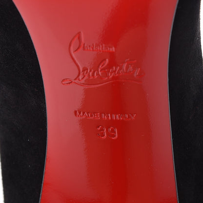 Christian Louboutin Suede Victorina 100 Pumps 39 Black 6 of 9