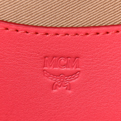 MCM Calfskin Ottomar Monogram Small Berlin Crossbody Sugar Pink 6 of 9
