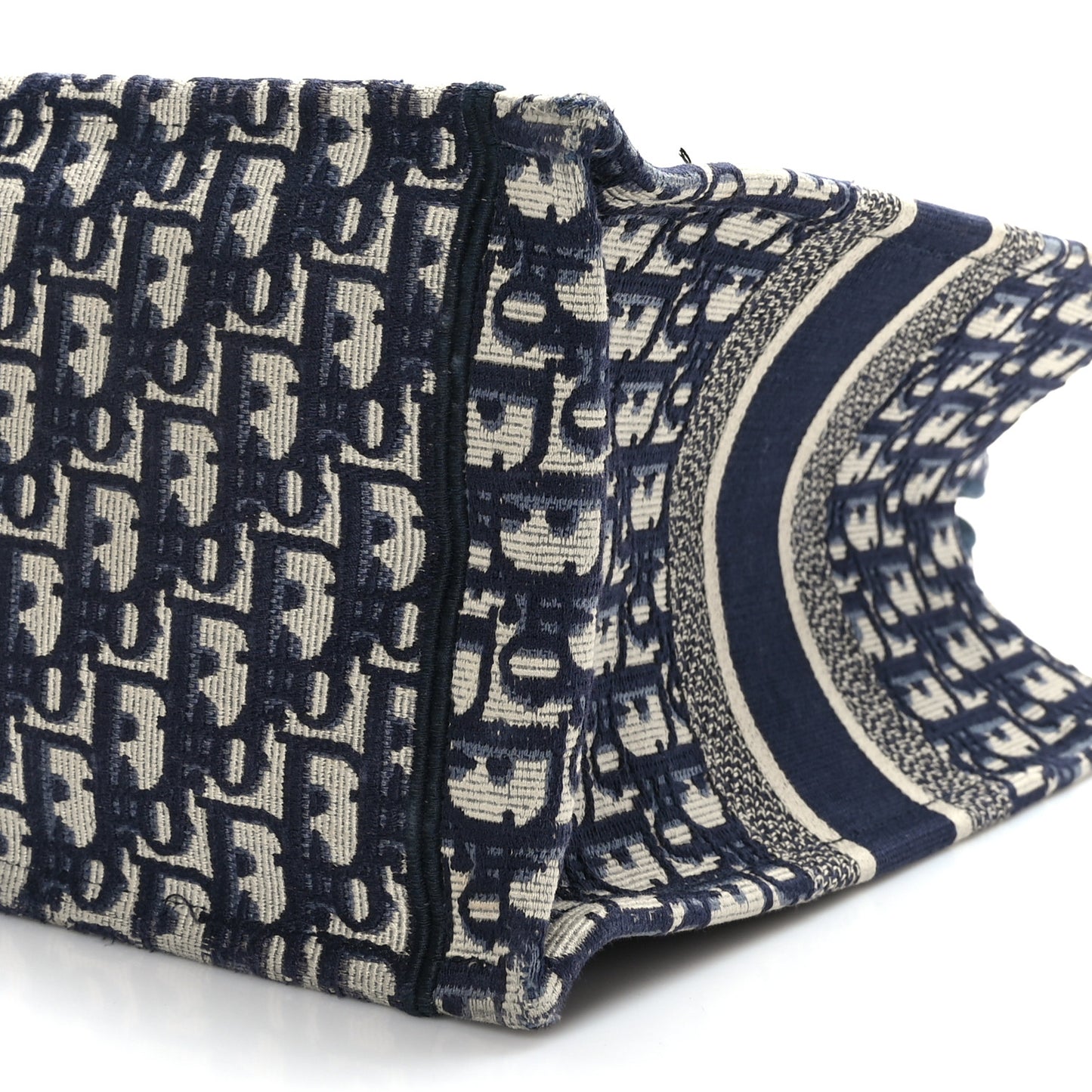 Oblique Medium Book Tote Blue Multicolor