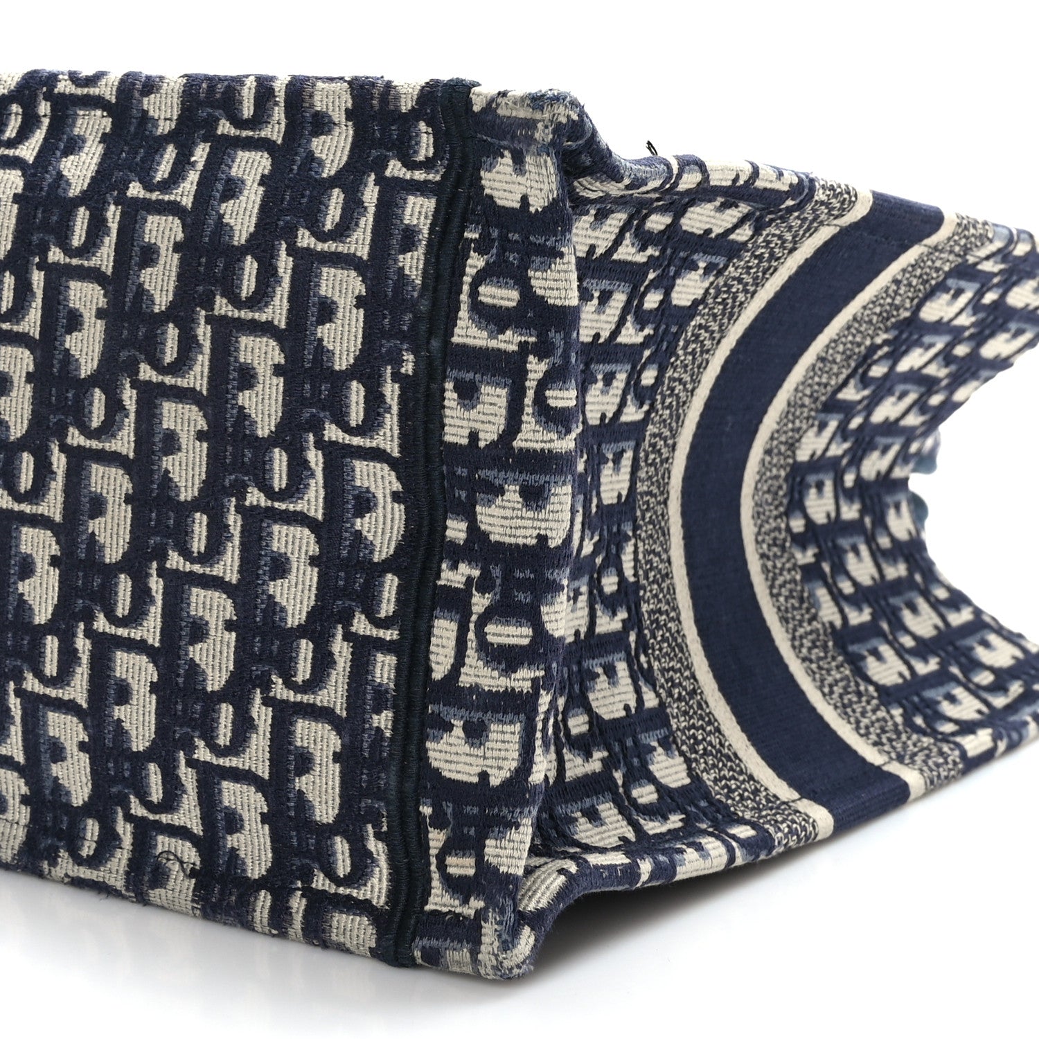 Christian Dior Oblique Medium Book Tote Blue Multicolor 9 of 9