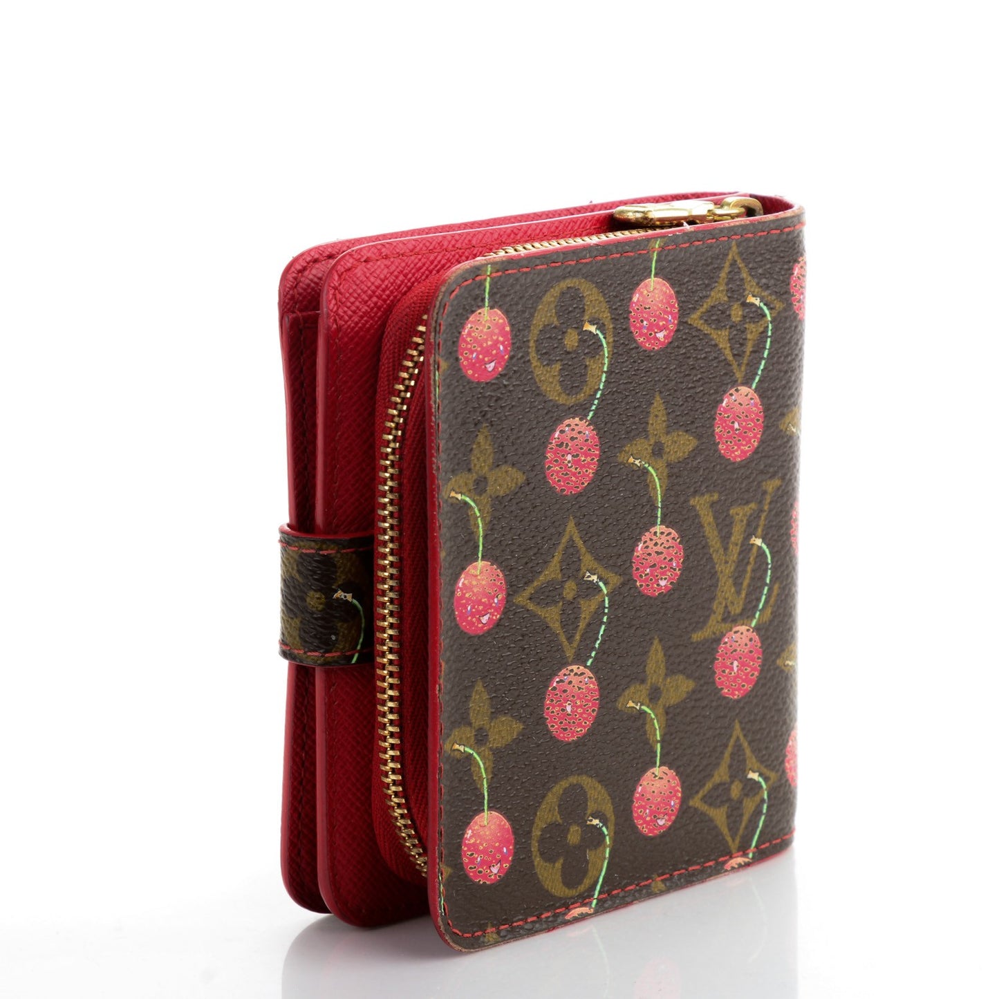 Monogram Cerises Compact Zippe Wallet