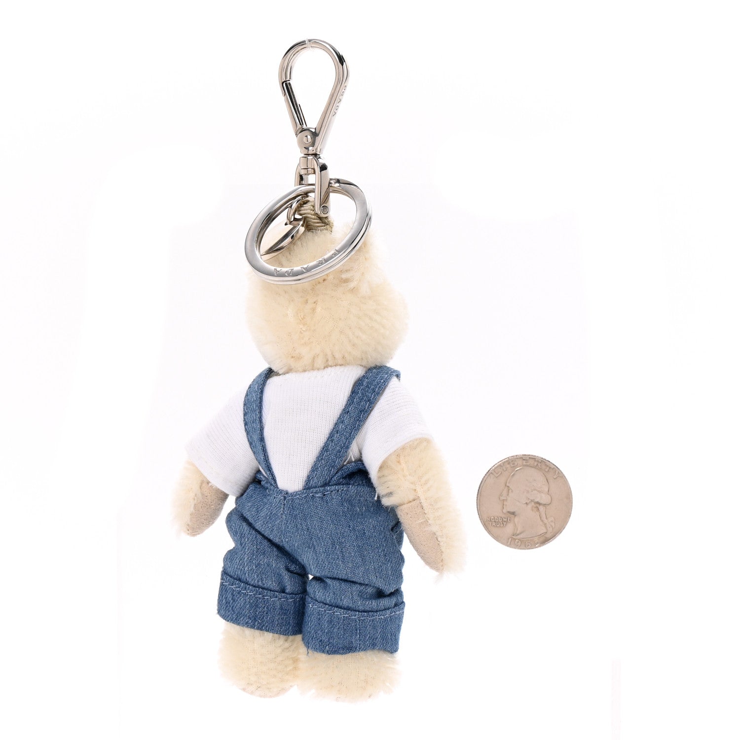 Prada Trick Teddy Bear Keychain Charm 3 of 8