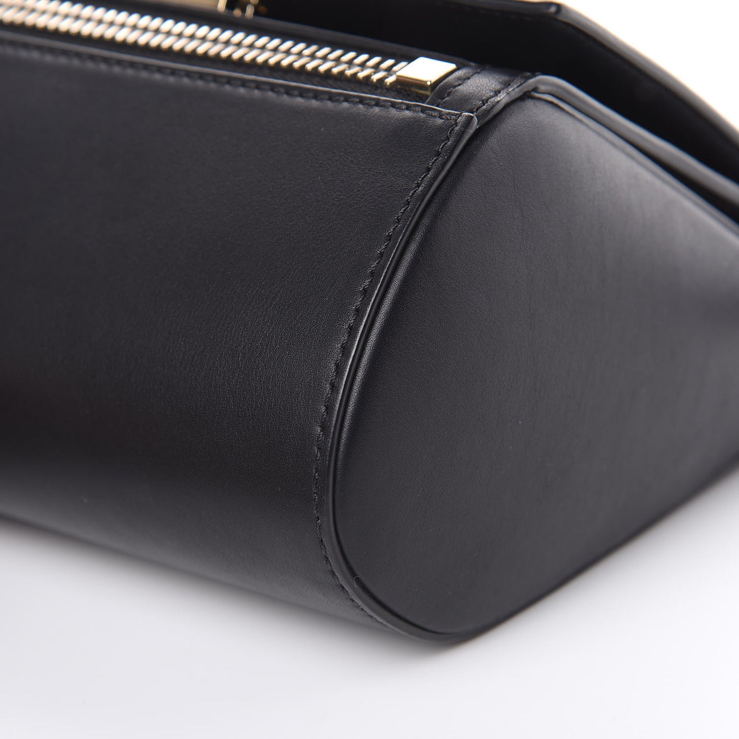 Calfskin Studded Mini Pandora Box Crossbody Bag Black