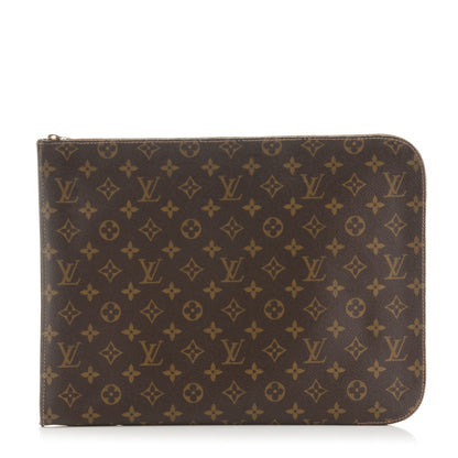 Louis Vuitton French Company Monogram Poche Documents Portfolio Case 39 1 of 8