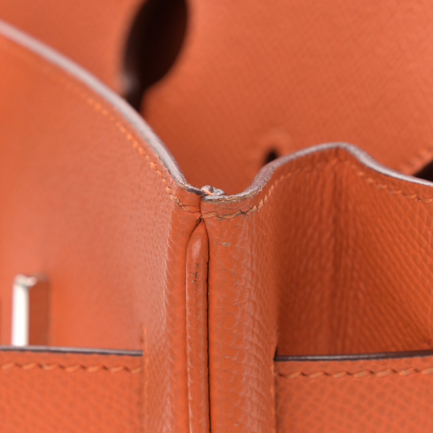 Epsom Birkin 30 Orange