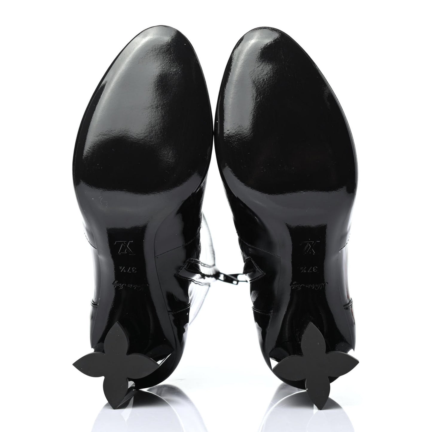 Patent Uniformes Silhouette Ankle Boots 37.5 Black