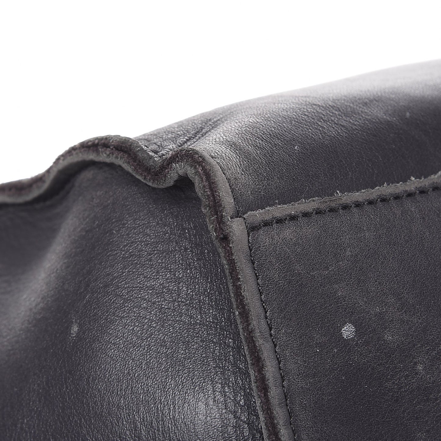 Smooth Calfskin Medium Big Bag Liquorice