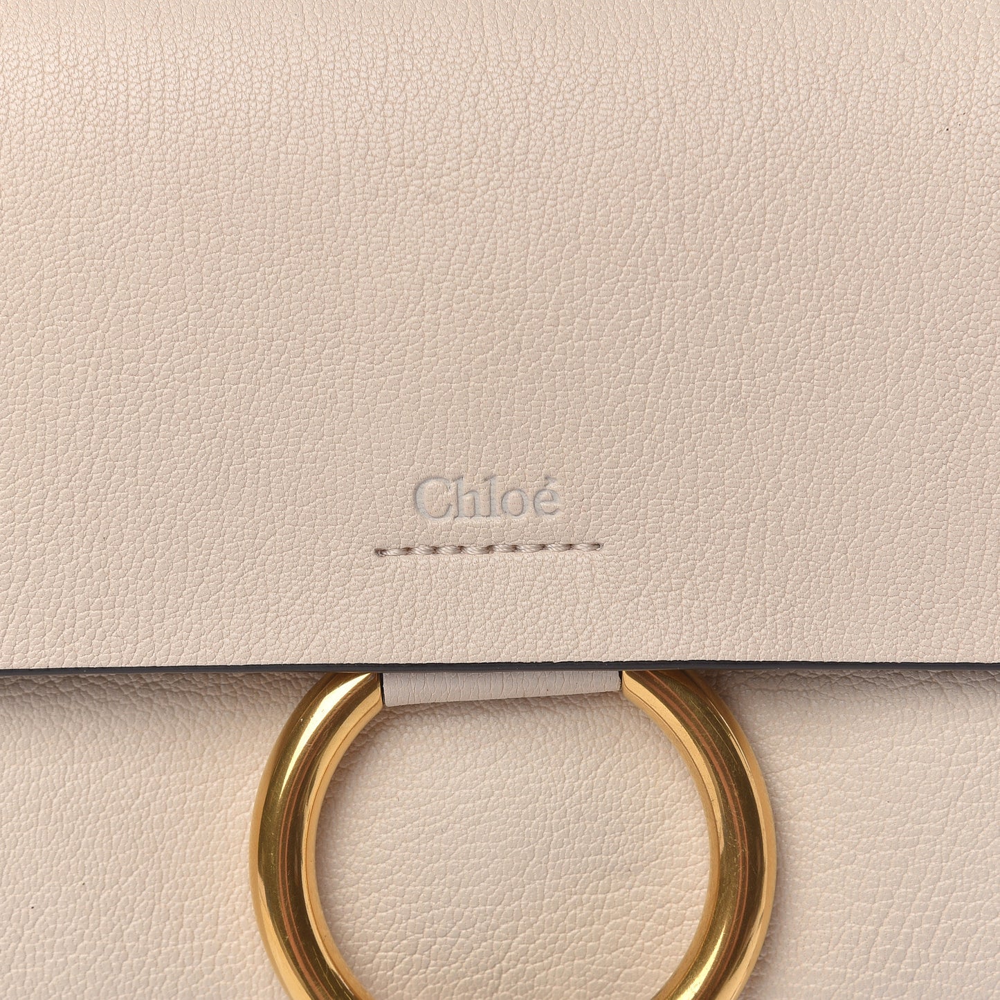 Goatskin Small Faye Shoulder Bag Tan