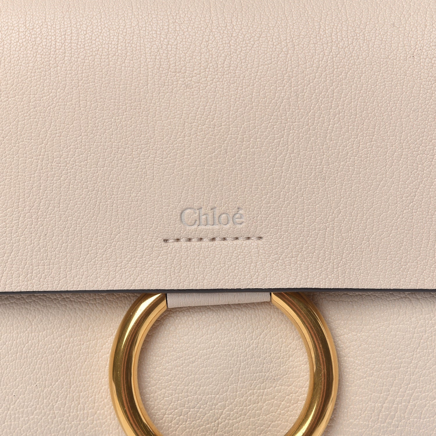 Chloe Goatskin Small Faye Shoulder Bag Tan 12 of 12