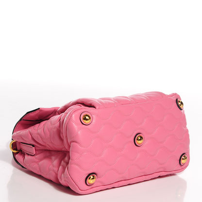 Miu Miu Nappa Padded Top Handle Bag Geranio 14 of 20