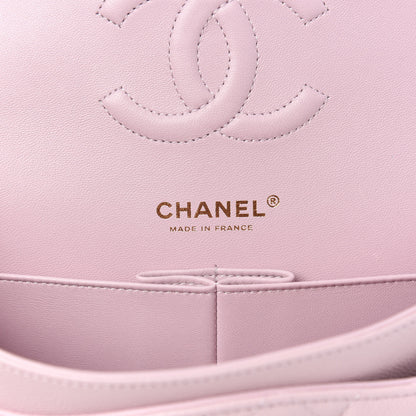 Chanel Caviar Quilted Medium Double Flap Light Pink 6 of 10