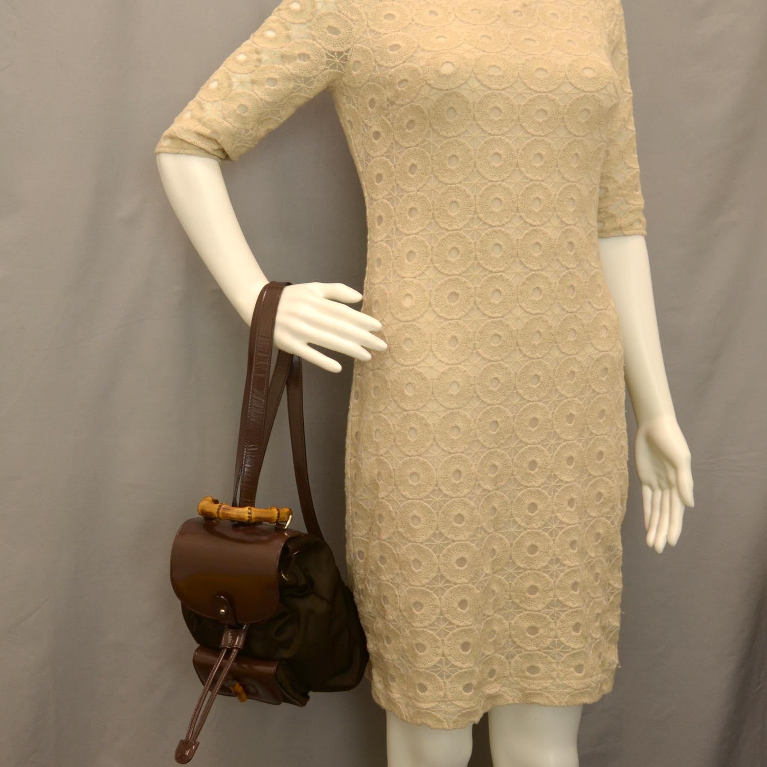 Gucci Bamboo Backpack Brown 2 of 7