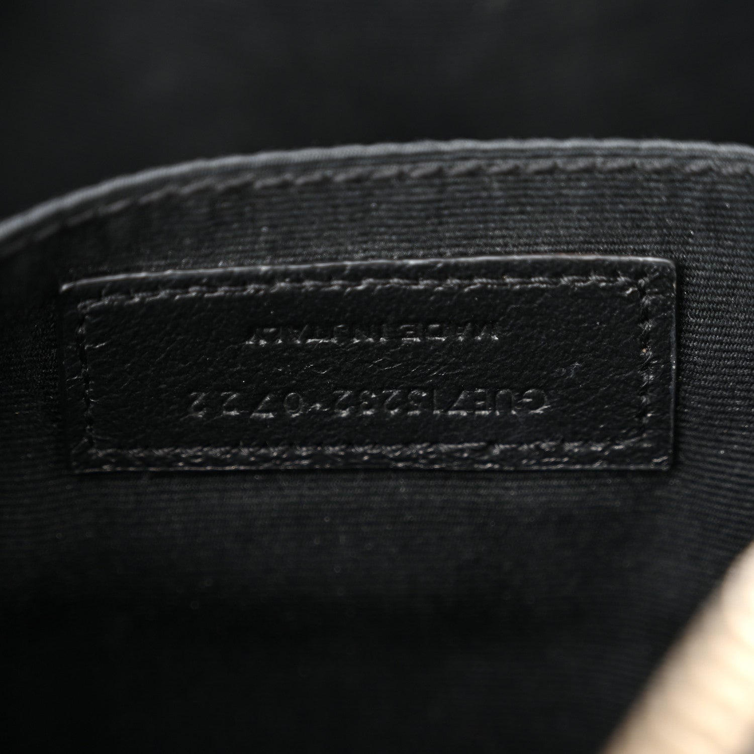 Saint Laurent Calfskin Matelasse Monogram Lou Camera Bag Black 6 of 11