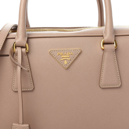 Prada Saffiano Lux Bauletto Cammeo 10 of 10