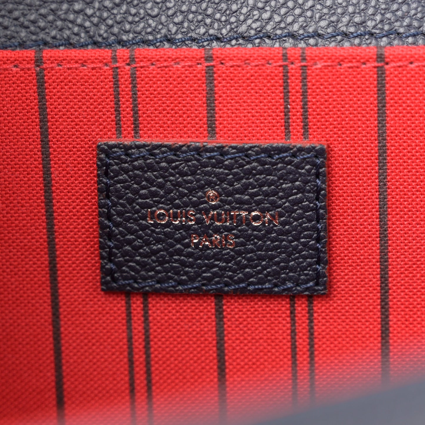 Empreinte Pochette Metis Marine Rouge