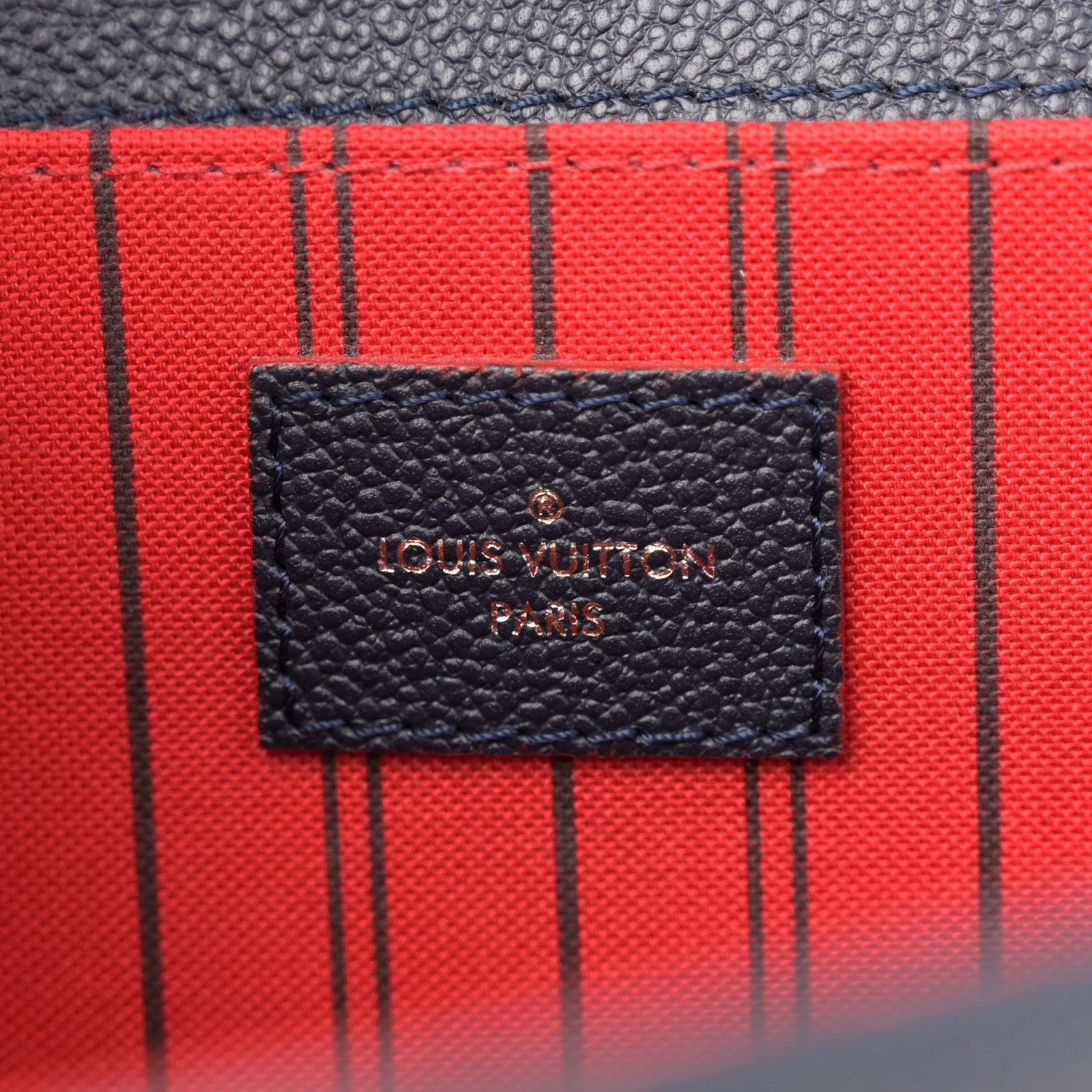 Louis Vuitton Empreinte Pochette Metis Marine Rouge 6 of 11