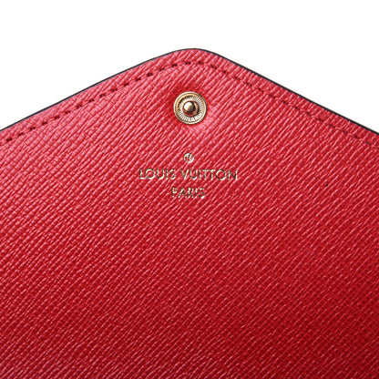 Louis Vuitton Damier Ebene Josephine Wallet Red 9 of 12