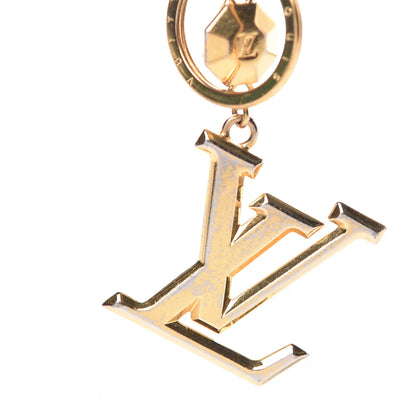 Louis Vuitton LV Facettes Bag Charm Key Holder Gold 3 of 4