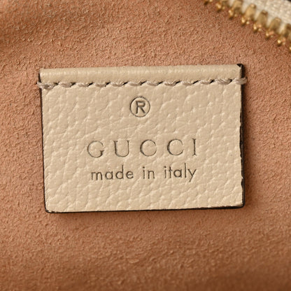 Gucci Textured Calfskin Web Mini Ophidia Round Shoulder Bag Mystic White 6 of 10