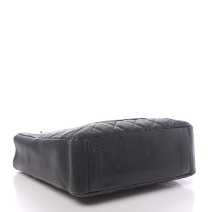 Chanel Caviar Quilted Petit Shopping Tote PST Black 4 of 10
