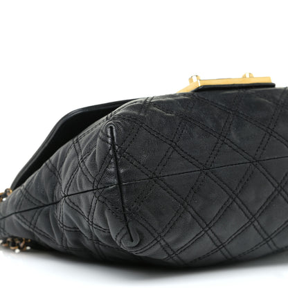 Marc Jacobs Lacquered Lambskin Baroque The Large Single Flap Black 4 of 13