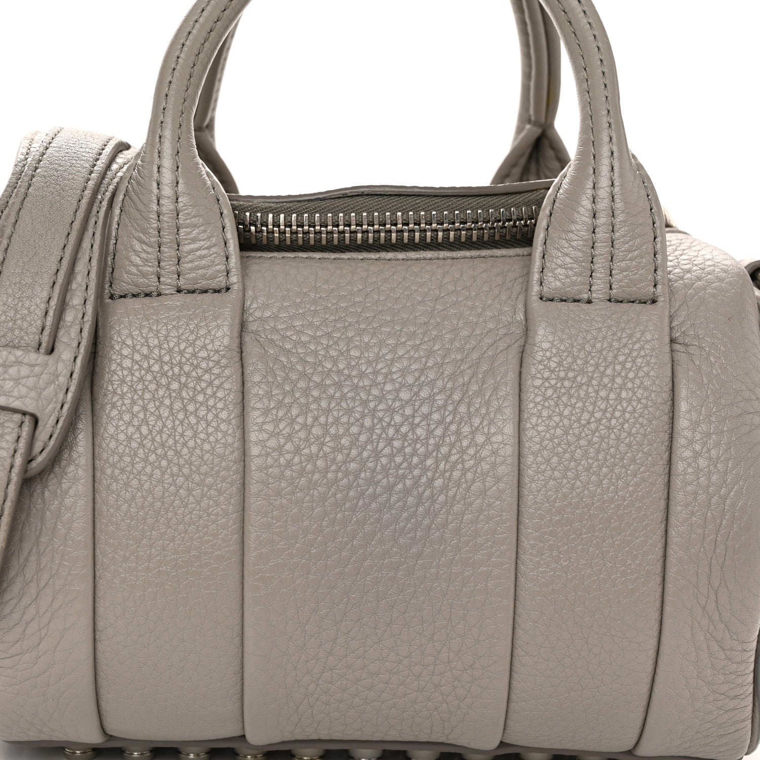 Alexander Wang Pebbled Lambskin Mini Rockie Mink Silver Hardware 7 of 9