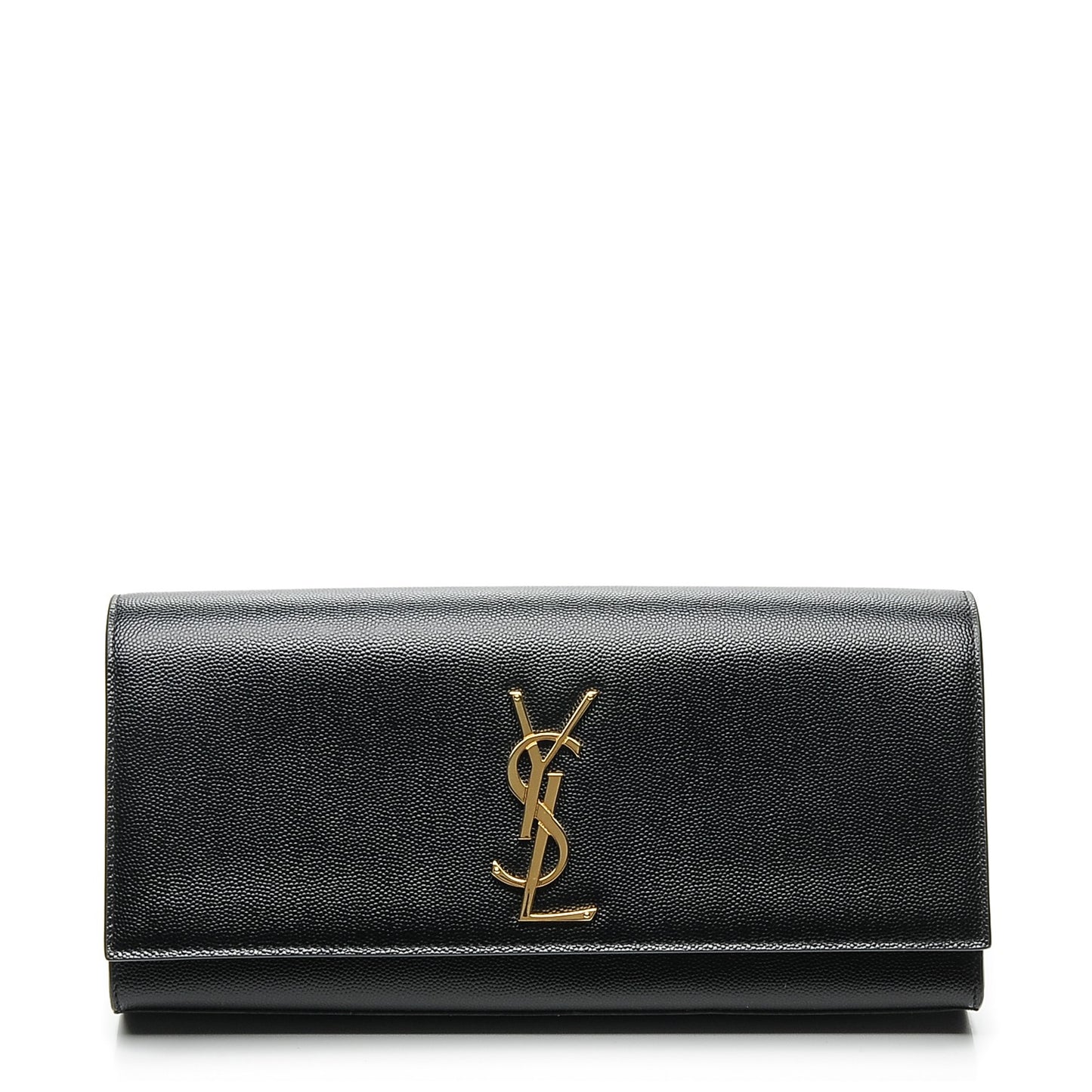 Grain De Poudre Monogram Cassandre Clutch Black