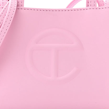 Telfar Vegan Leather Small Shopping Bag Bubblegum 8 of 10