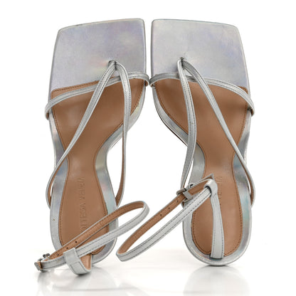 Bottega Veneta Laser Nappa Stretch Multi Strap 90mm Sandals 37 Moon Drop 8 of 11