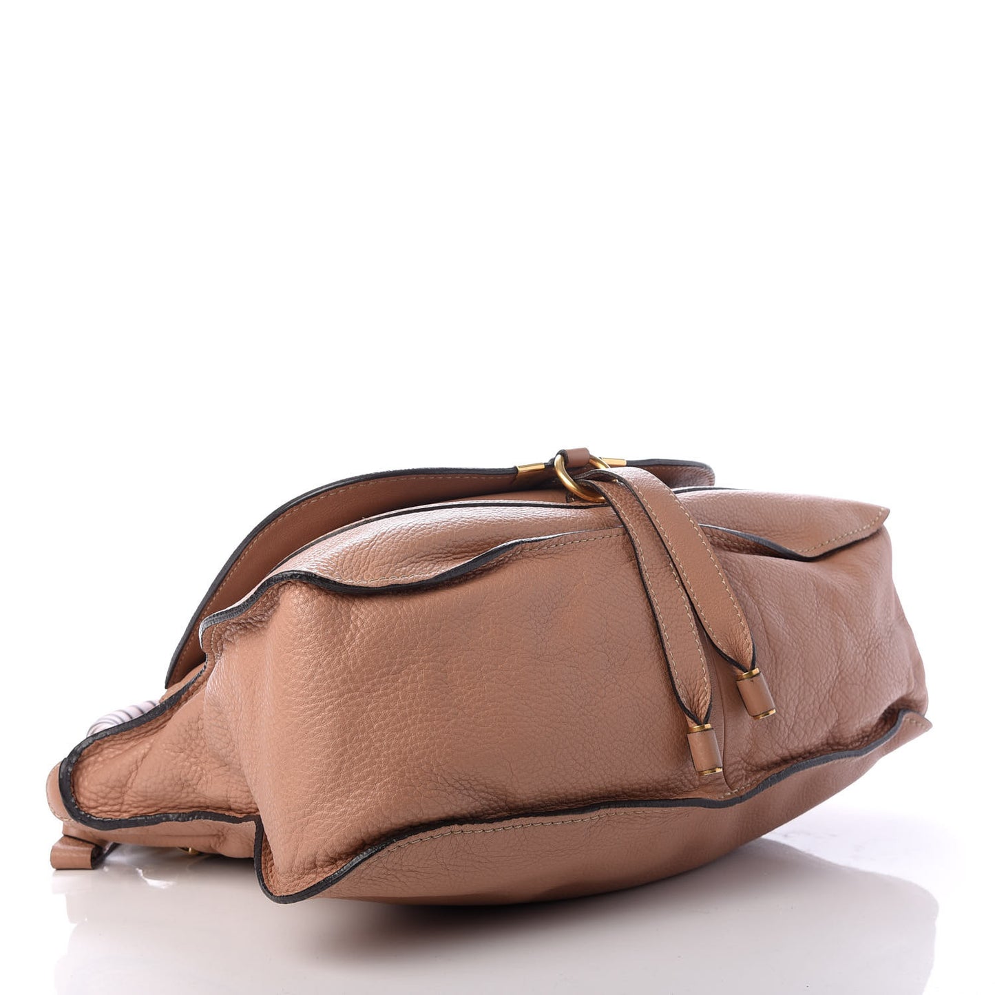 Calfskin Medium Marcie Satchel Nude