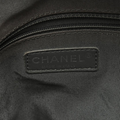 Chanel Washed Lambskin Chain Around Hobo Navy Blue 6 of 9