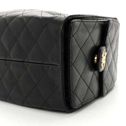 Chanel Caviar Quilted Small Chanel 25 Handbag Black 10 of 11