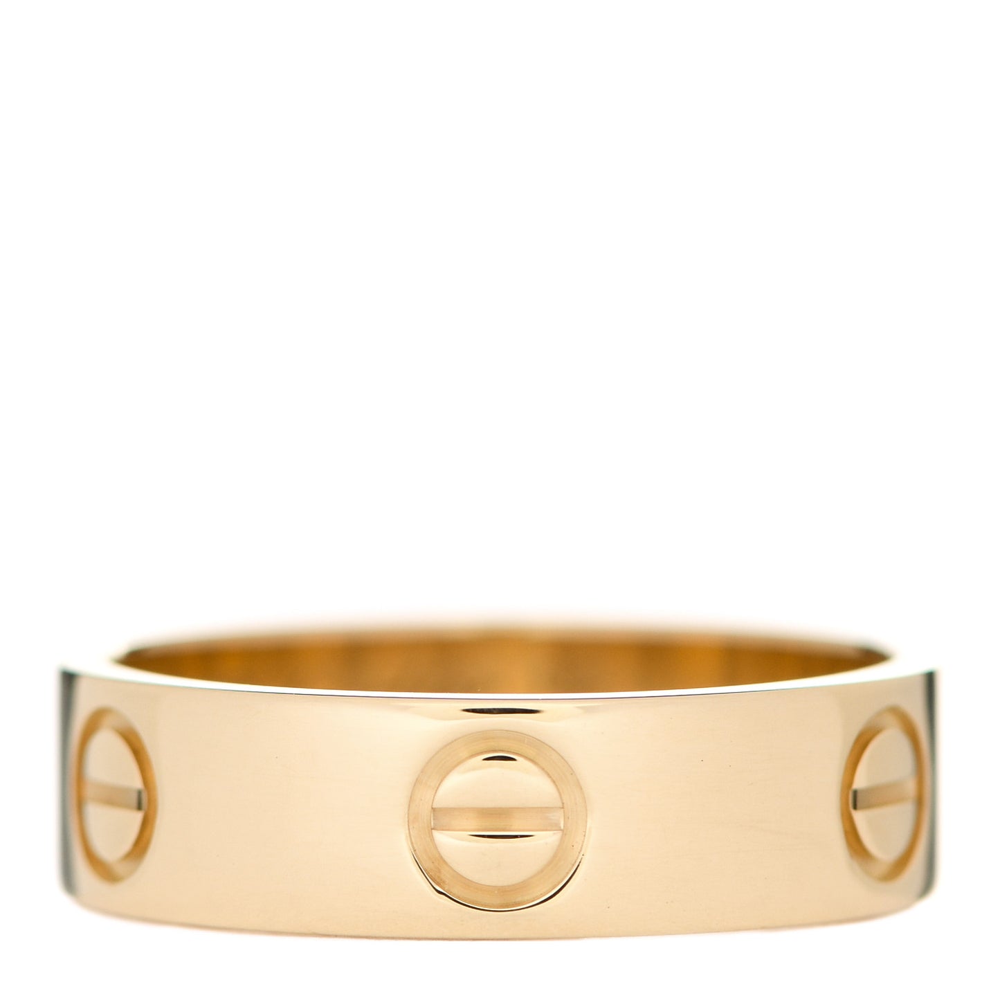 18K Yellow Gold 5.5mm LOVE Ring 56 7.75