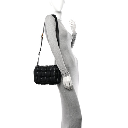 Bottega Veneta Nappa Maxi Intreccio Padded Cassette Crossbody Bag Black 2 of 10